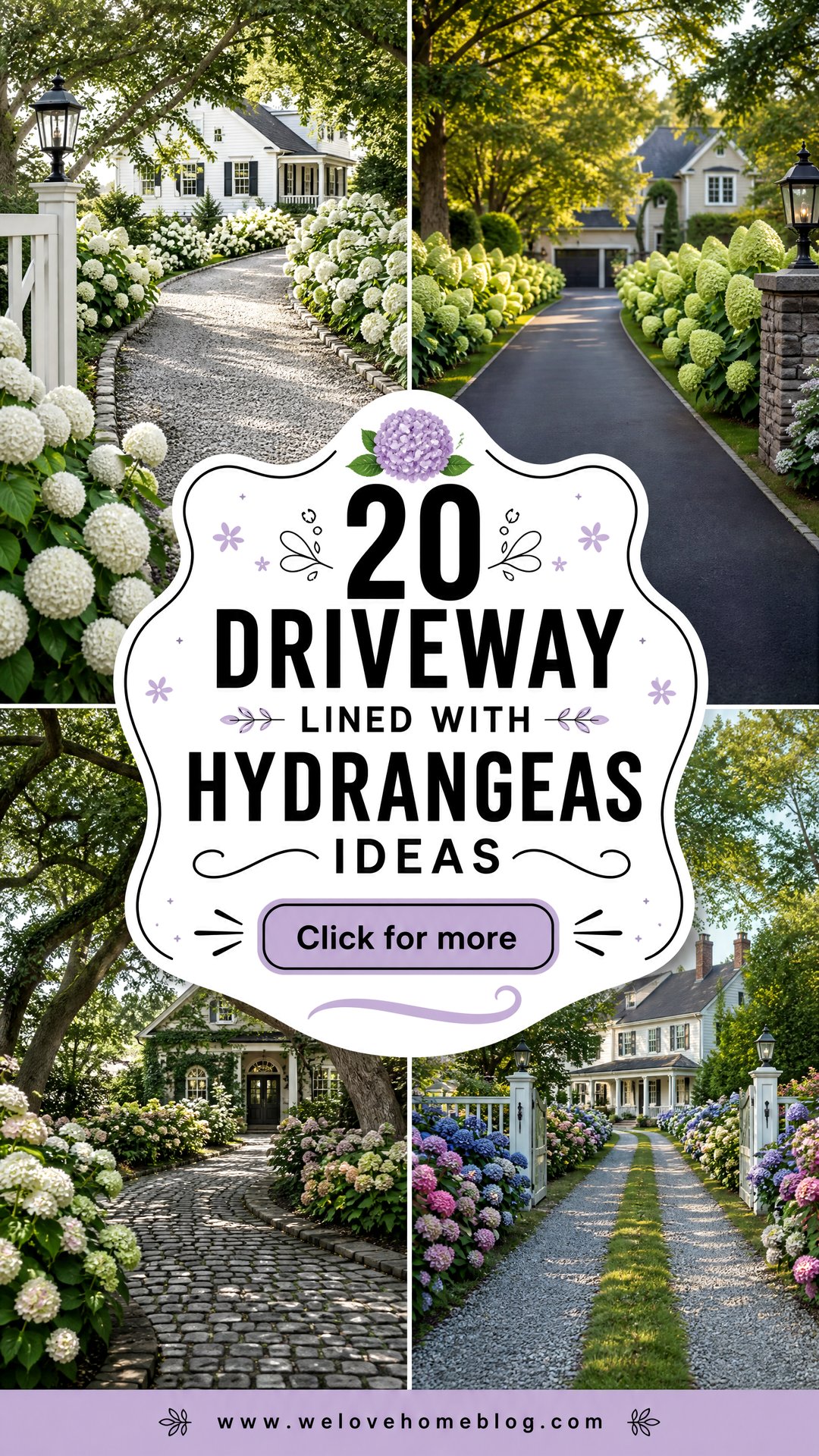 20 Driveway Lined With Hydrangeas Ideas for Dreamy Kerbs - 20 Driveway Lined With Hydrangeas Ideas for Dreamy Kerbs