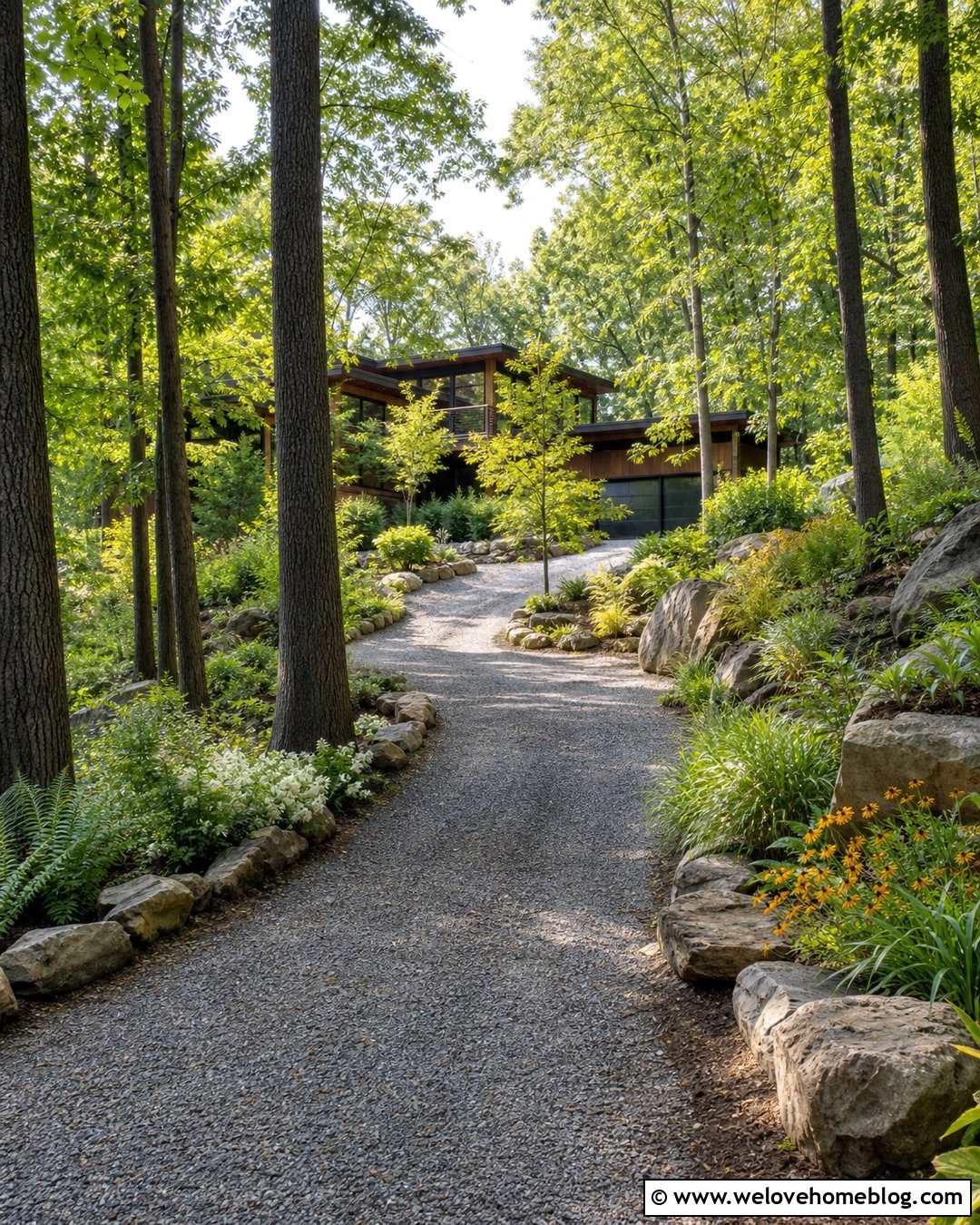 Driveway Lined With Mixed Native Trees - 25 driveway lined with trees ideas