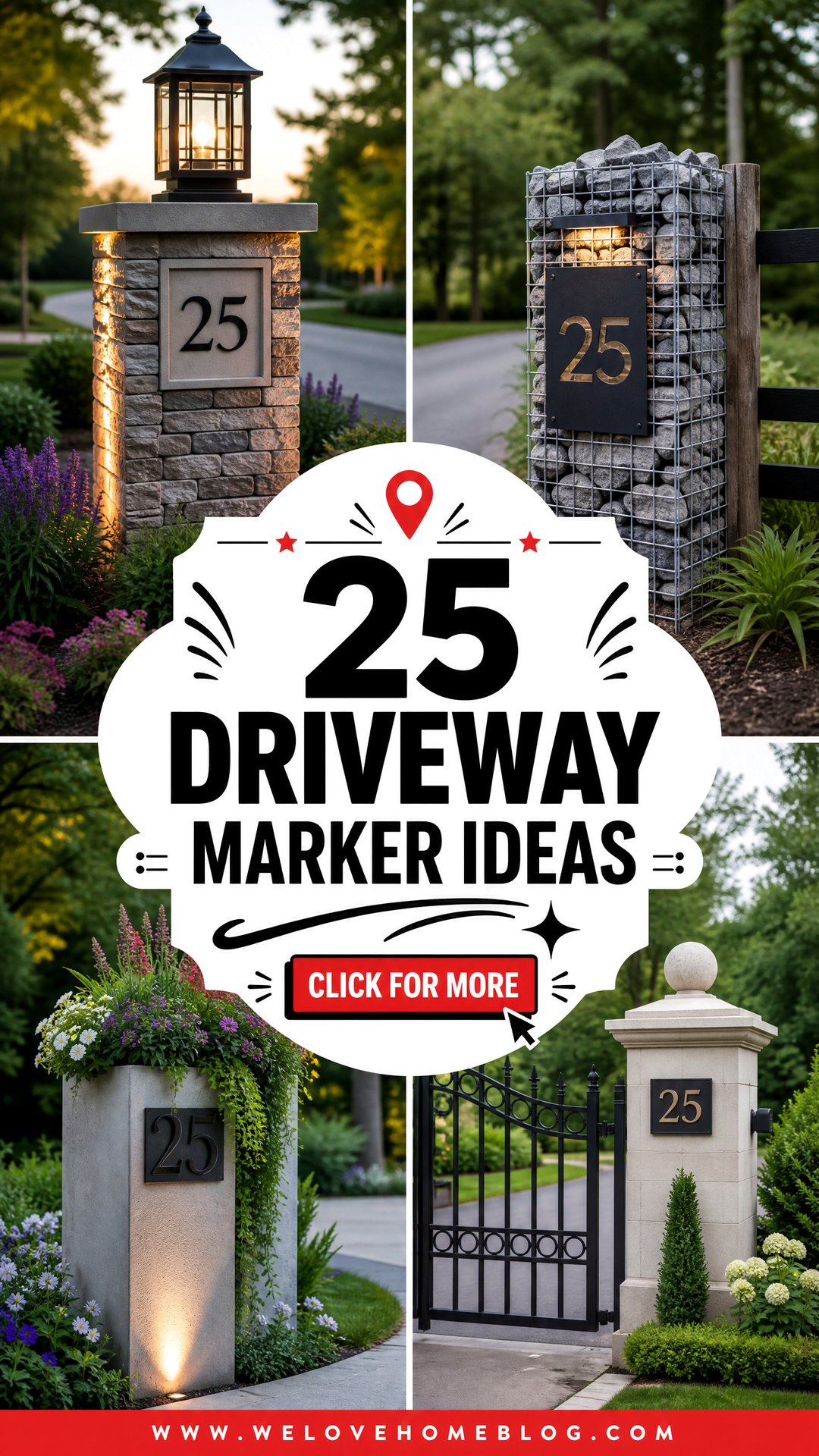 25 Driveway Marker Ideas for Safer More Stylish Arrivals - 25 Driveway Marker Ideas for Safer, More Stylish Arrivals