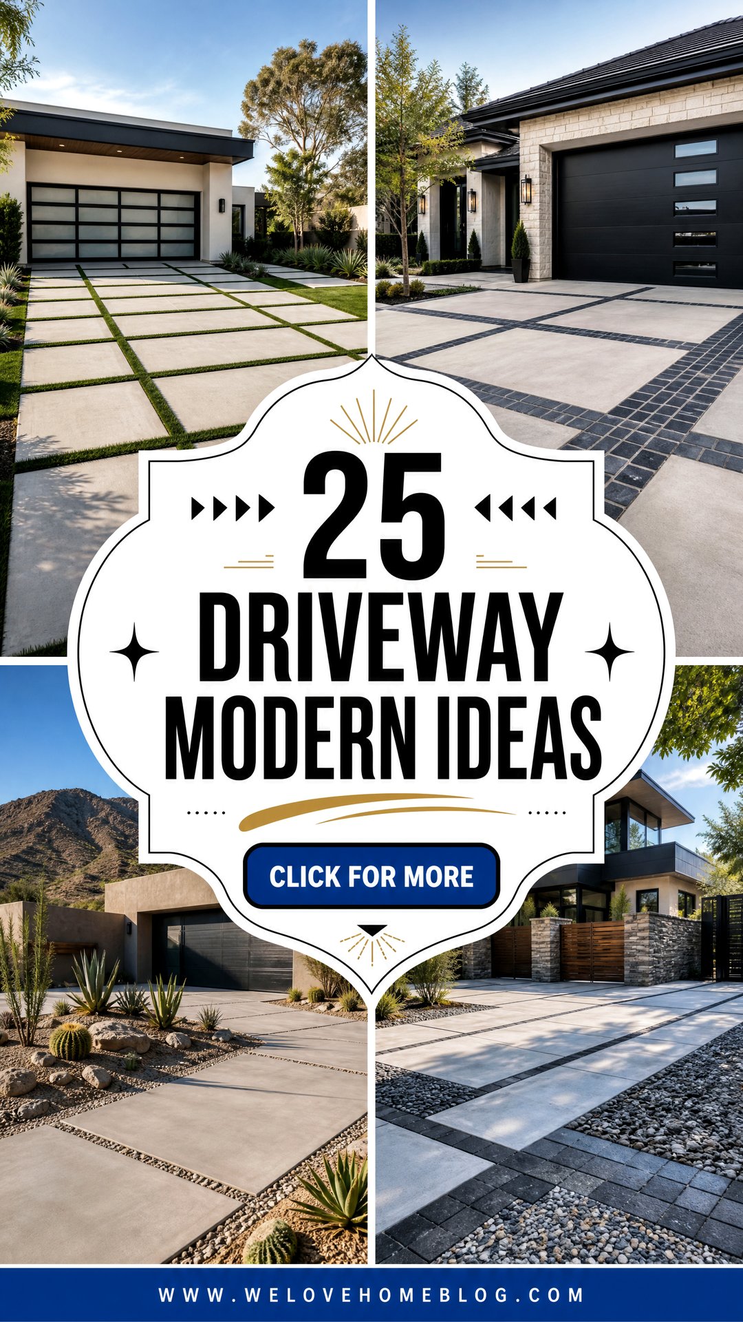 25 Driveway Modern Ideas for Sleek High-End Curb Appeal - 25 Driveway Modern Ideas for Sleek, High-End Curb Appeal