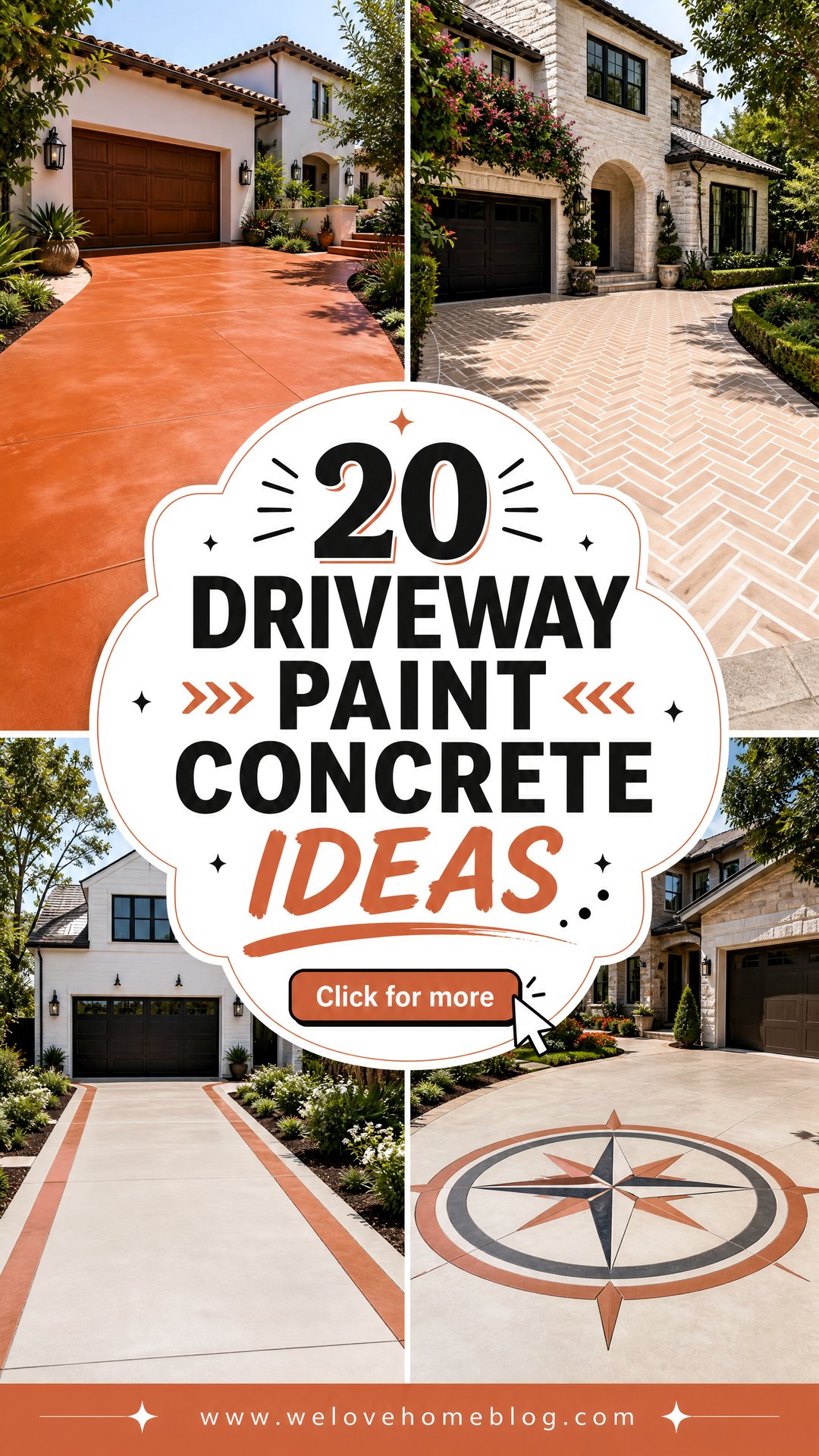 20 Driveway Paint Concrete Ideas for a Striking Upgrade - 20 Driveway Paint Concrete Ideas for a Striking Upgrade