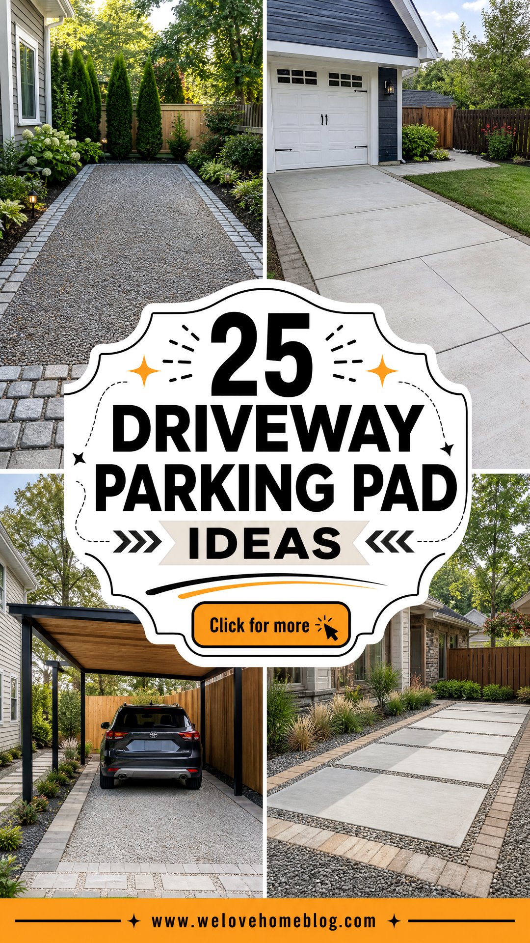 25 Driveway Parking Pad Ideas for Practical Extra Space - 25 Driveway Parking Pad Ideas for Practical Extra Space