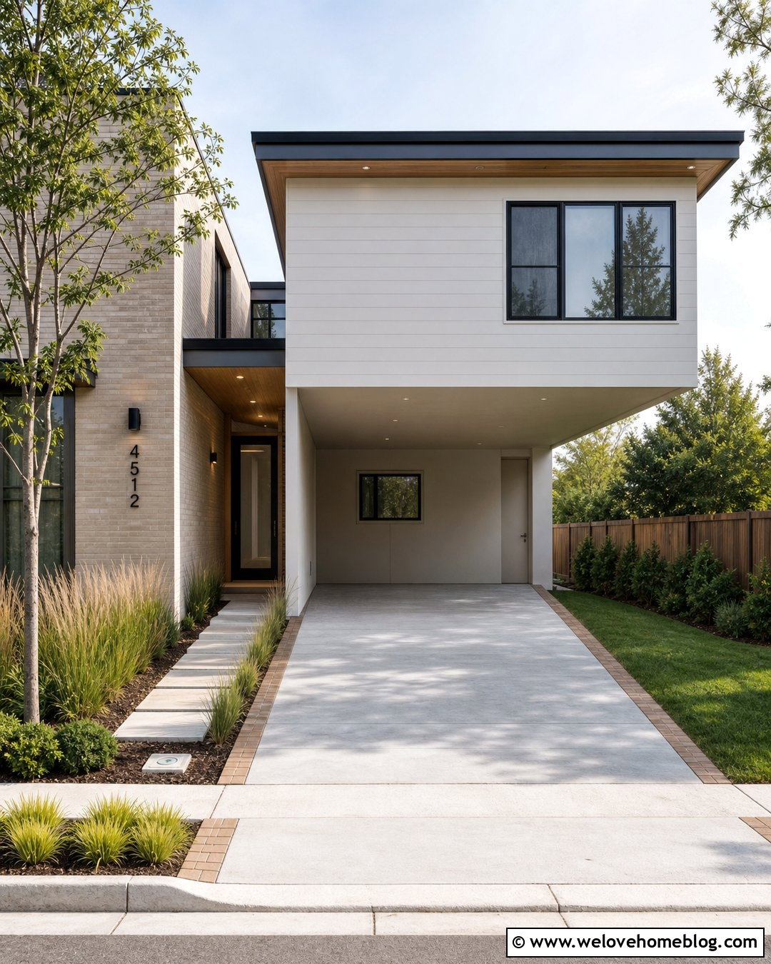 Driveway Parking Under A House Overhang - 30 Small Driveway Parking Ideas