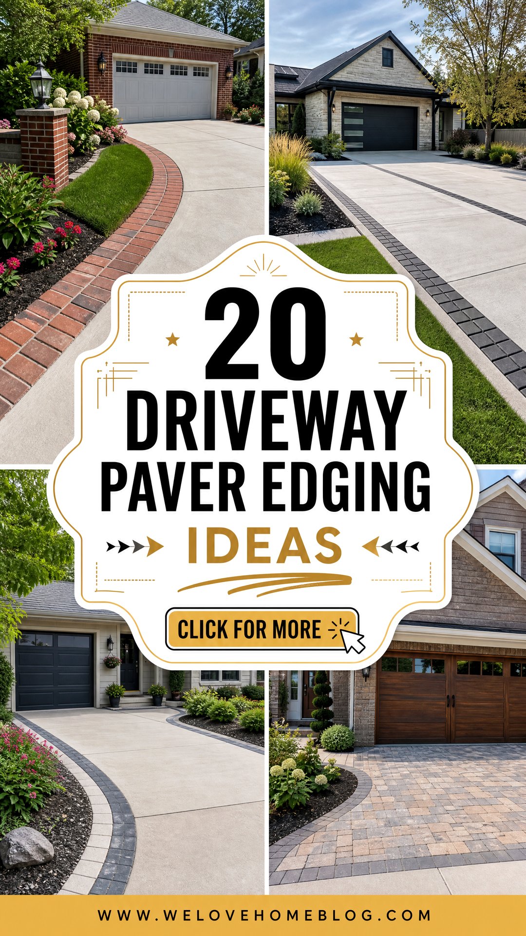 20 Driveway Paver Edging Ideas for a Crisp Polished Finish - 20 Driveway Paver Edging Ideas for a Crisp, Polished Finish