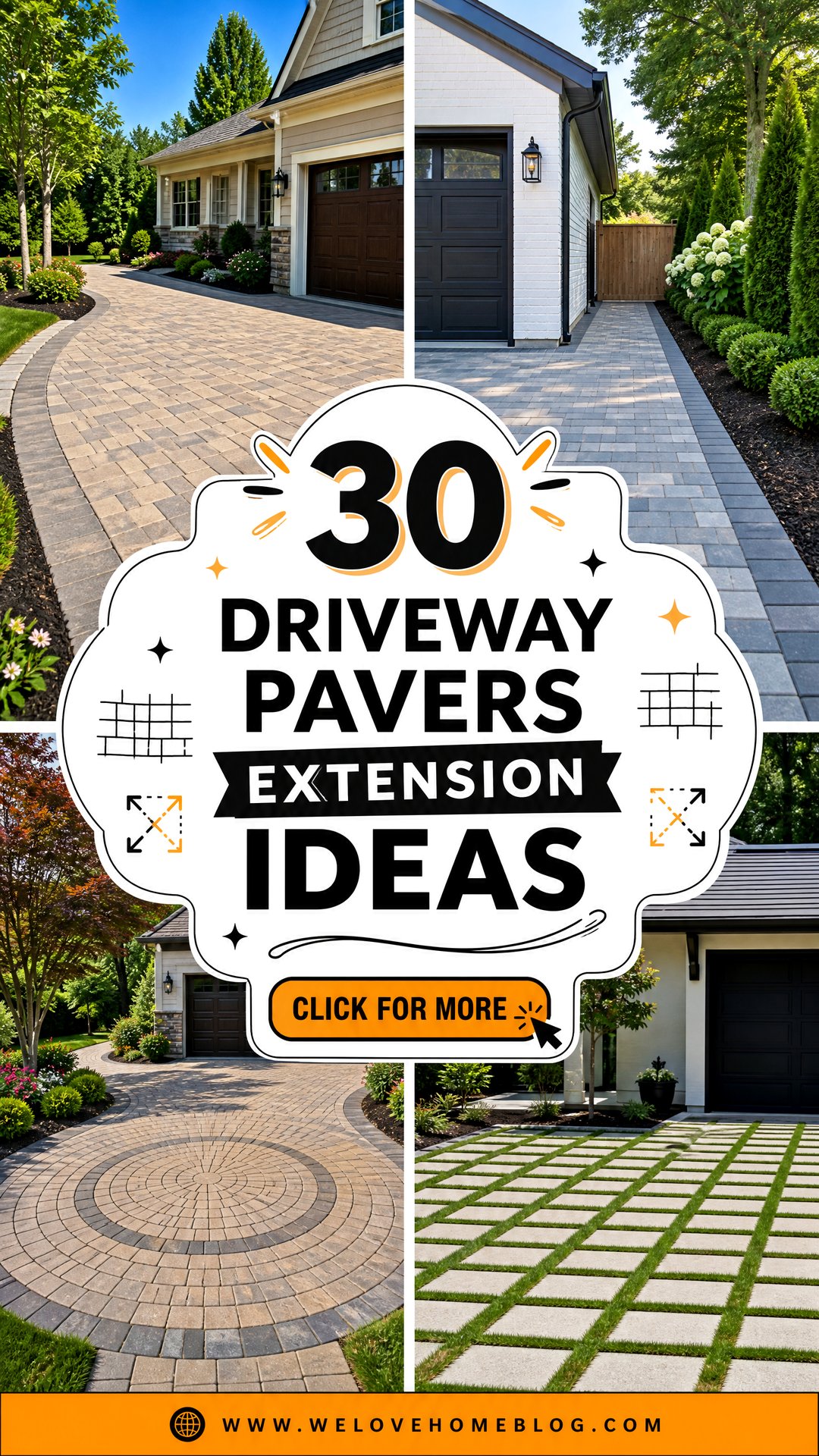30 Driveway Pavers Extension Ideas for Seamless Extra Space - 30 Driveway Pavers Extension Ideas for Seamless Extra Space