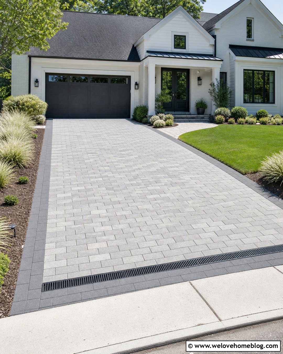 Driveway Pavers With Drainage Channel - 40 driveway paving ideas