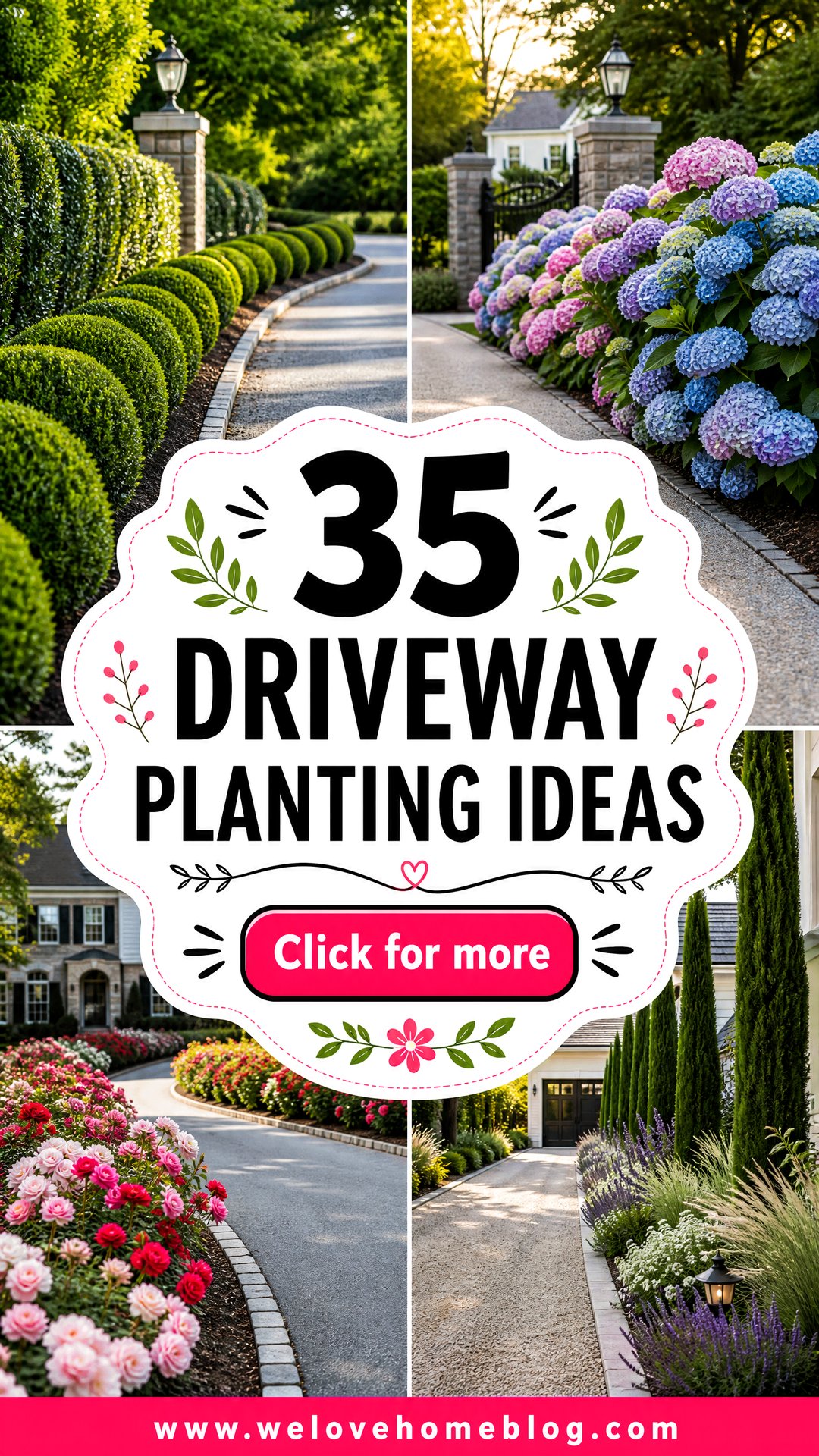 35 Driveway Planting Ideas for Fresh Year-Round Curb Appeal - 35 Driveway Planting Ideas for Fresh, Year-Round Curb Appeal