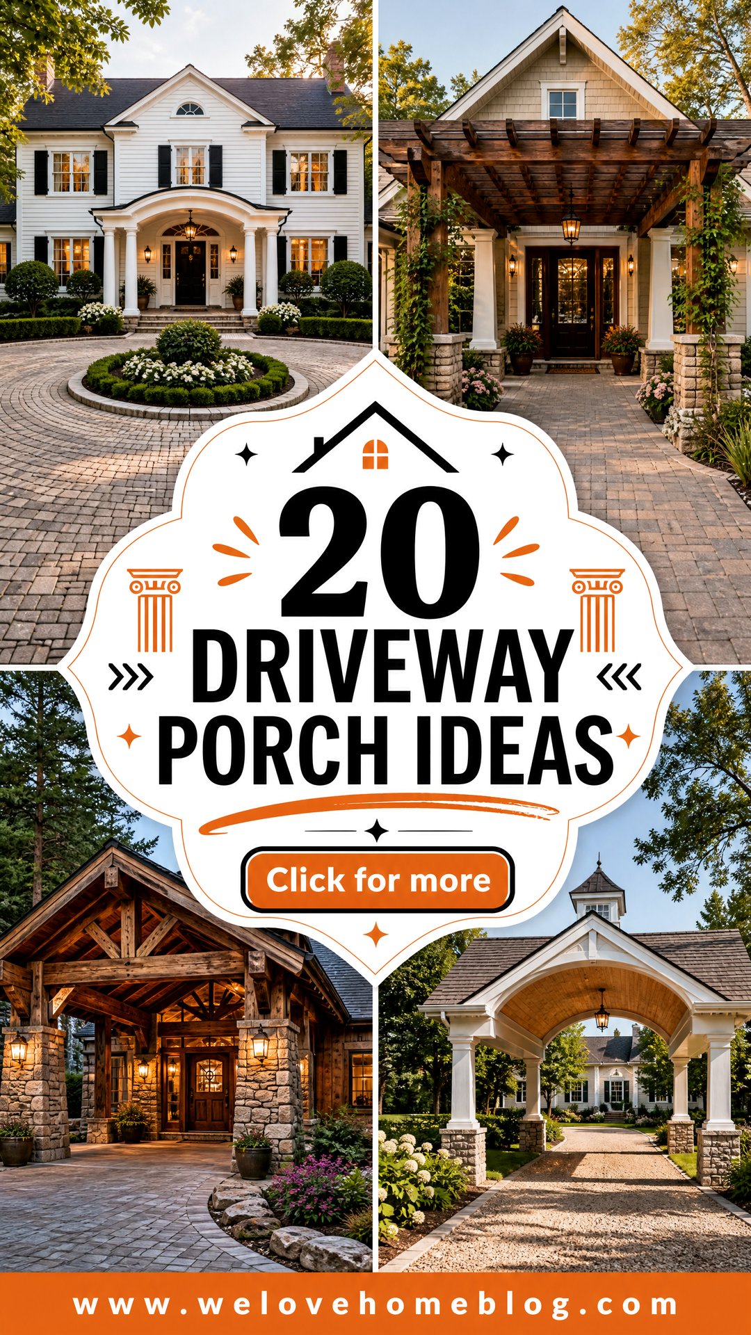 20 Driveway Porch Ideas for a More Welcoming Home Entry - 20 Driveway Porch Ideas for a More Welcoming Home Entry