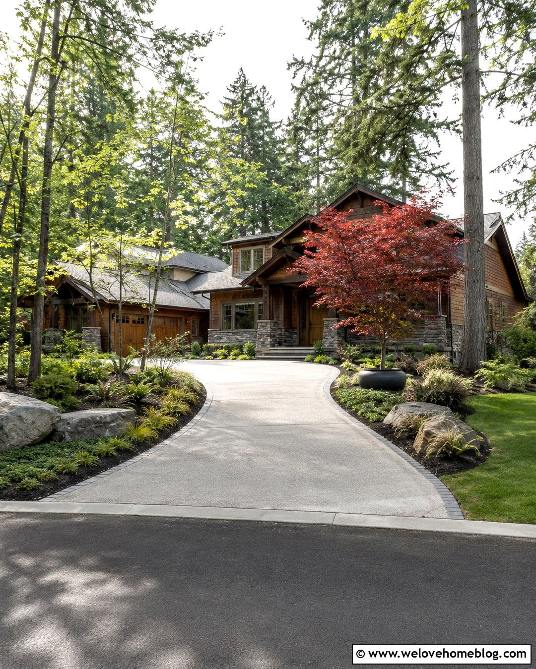 Driveway Pots With Japanese Maple Trees - 20 Driveway Pots Ideas