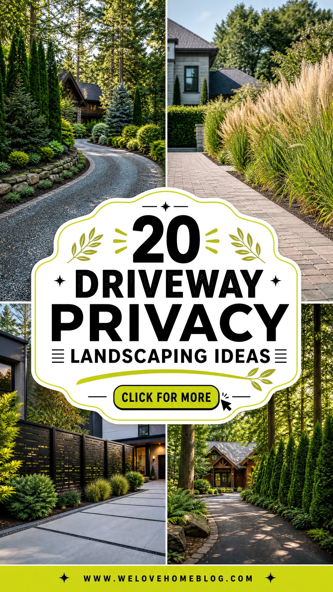 20 Driveway Privacy Landscaping Ideas for Peaceful Homes - 20 Driveway Privacy Landscaping Ideas for Peaceful Homes