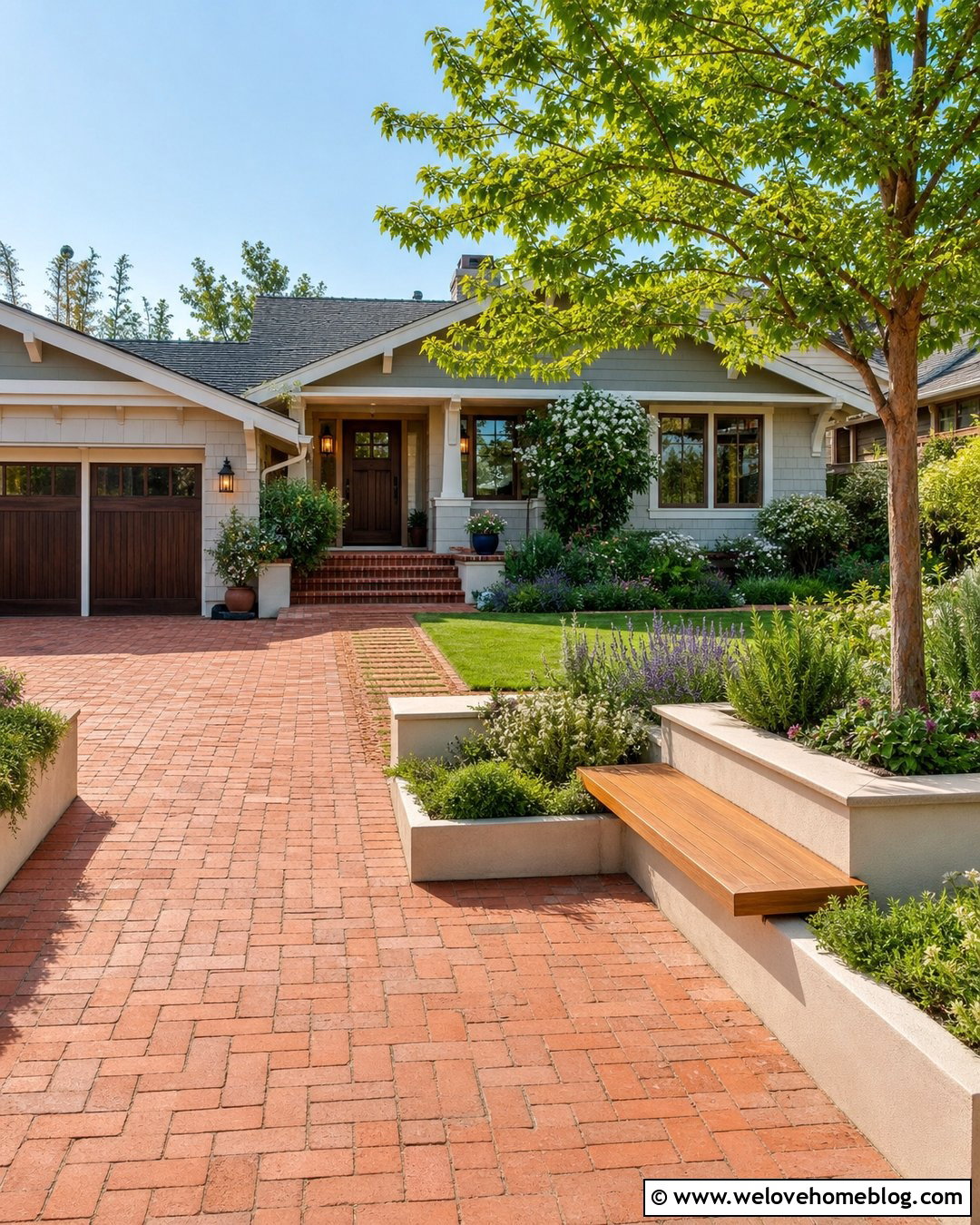 Driveway Raised Beds With Seating - 20 Driveway Raised Beds Ideas