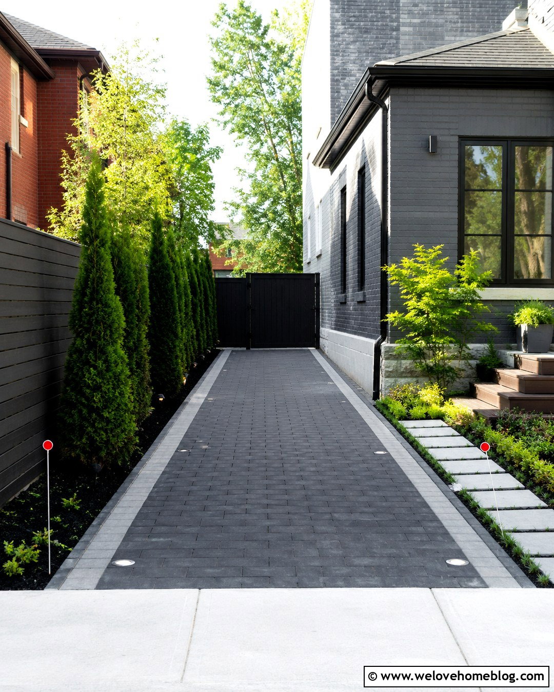 Driveway Reflectors For A Narrow Side Driveway - 20 Driveway Reflectors Ideas