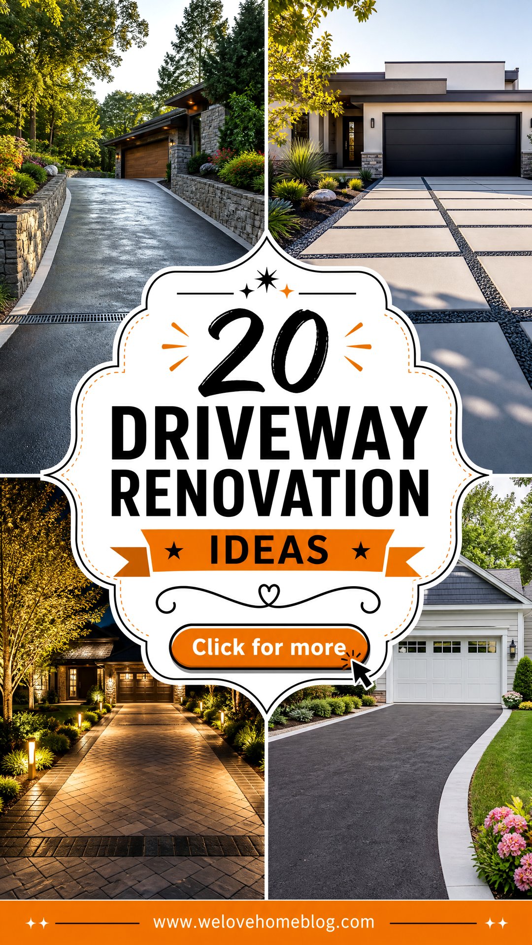 20 Driveway Renovation Ideas for a Stunning First Impression - 20 Driveway Renovation Ideas for a Stunning First Impression