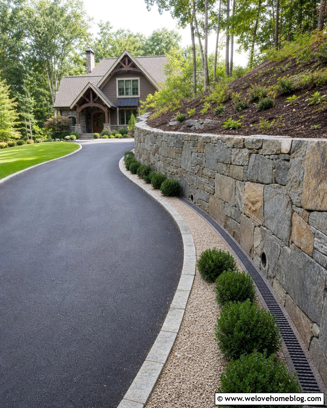 Driveway Retaining Wall Drainage - 35 Driveway Drainage Solutions Ideas