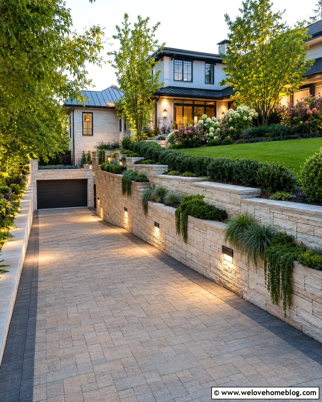 Driveway Retaining Wall Lights - 20 Lights In Driveway Ideas