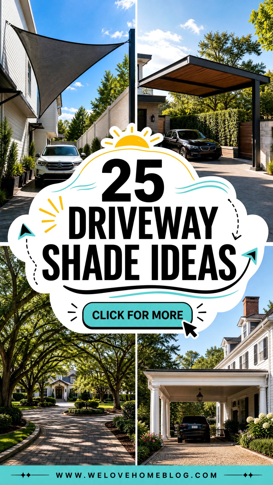 25 Driveway Shade Ideas for Cooler More Comfortable Spaces - 25 Driveway Shade Ideas for Cooler, More Comfortable Spaces