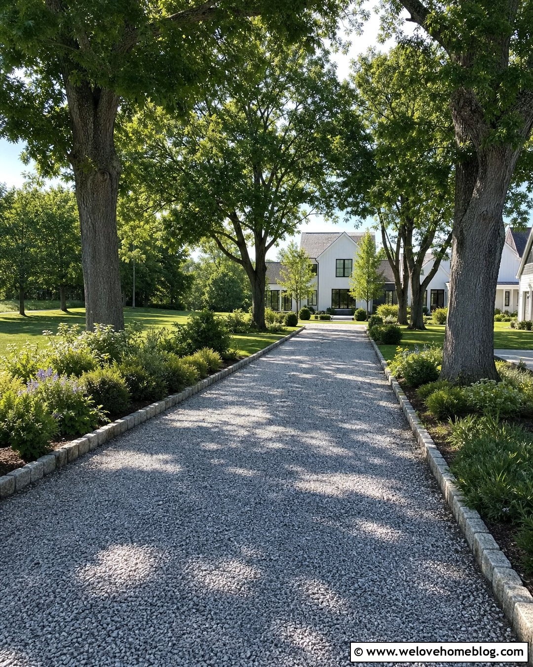 Driveway Shade Trees With Gravel - 25 Driveway Shade Ideas
