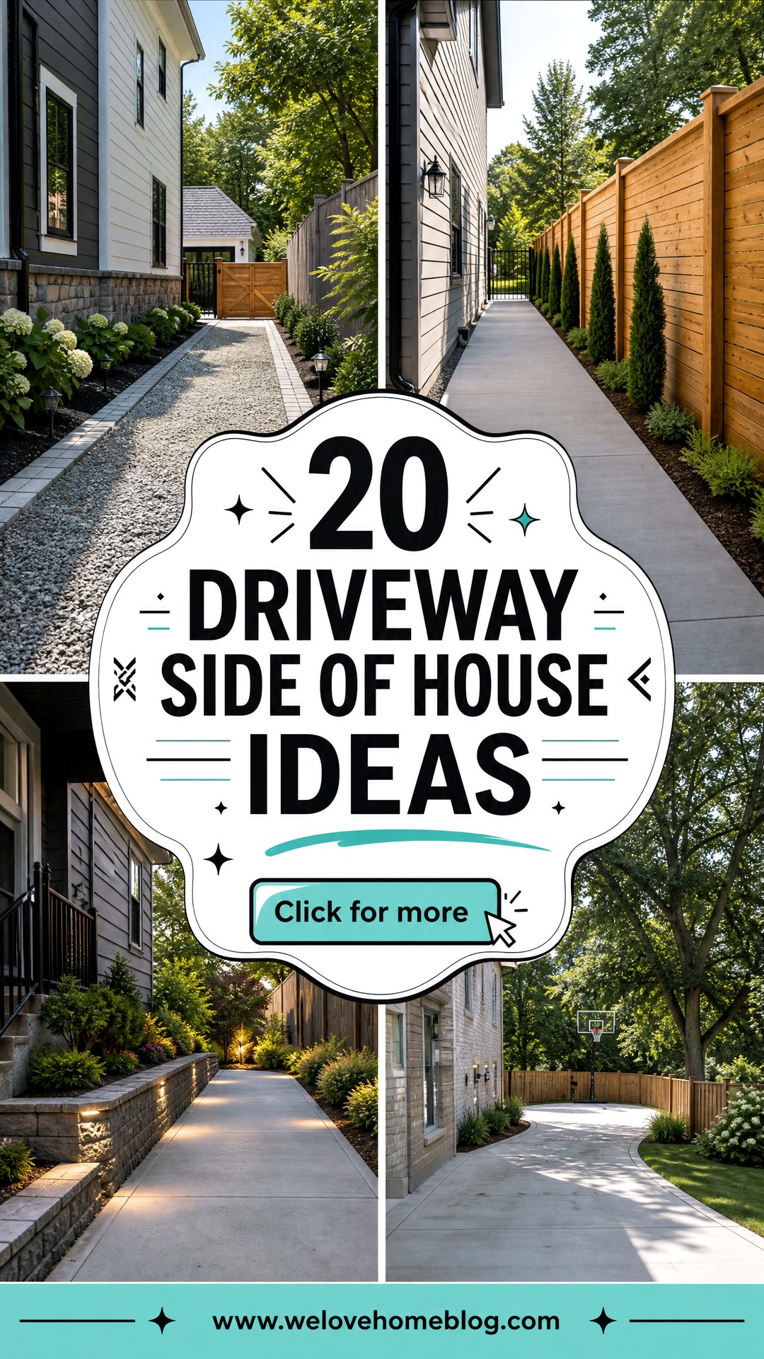 20 Driveway Side of House Ideas to Maximize Narrow Spaces - 20 Driveway Side of House Ideas to Maximize Narrow Spaces