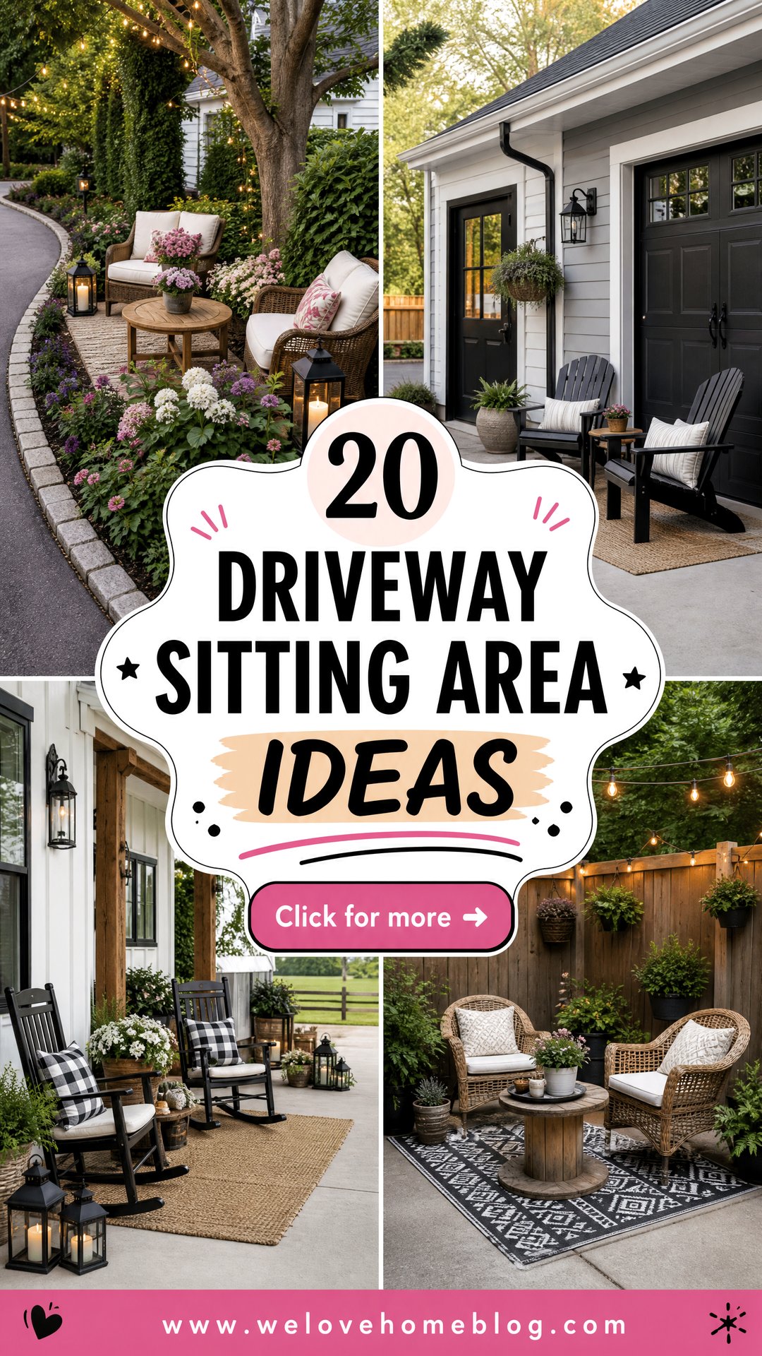 20 Driveway Sitting Area Ideas for Relaxing Outdoor Spaces - 20 Driveway Sitting Area Ideas for Relaxing Outdoor Spaces