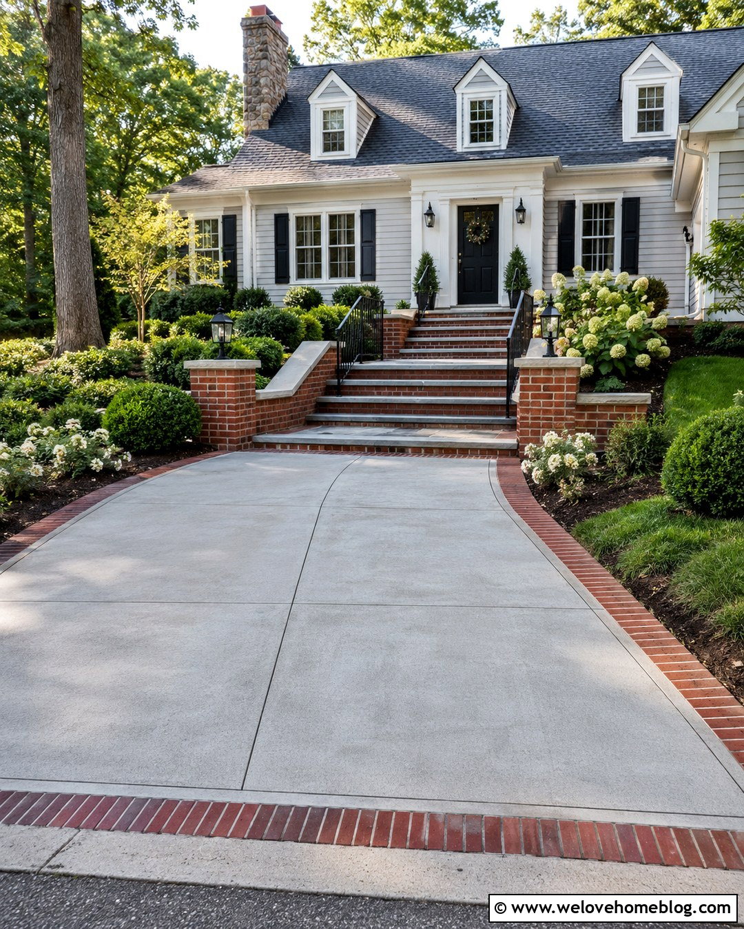 Driveway Steps With Brick Risers - 25 Driveway Steps Ideas