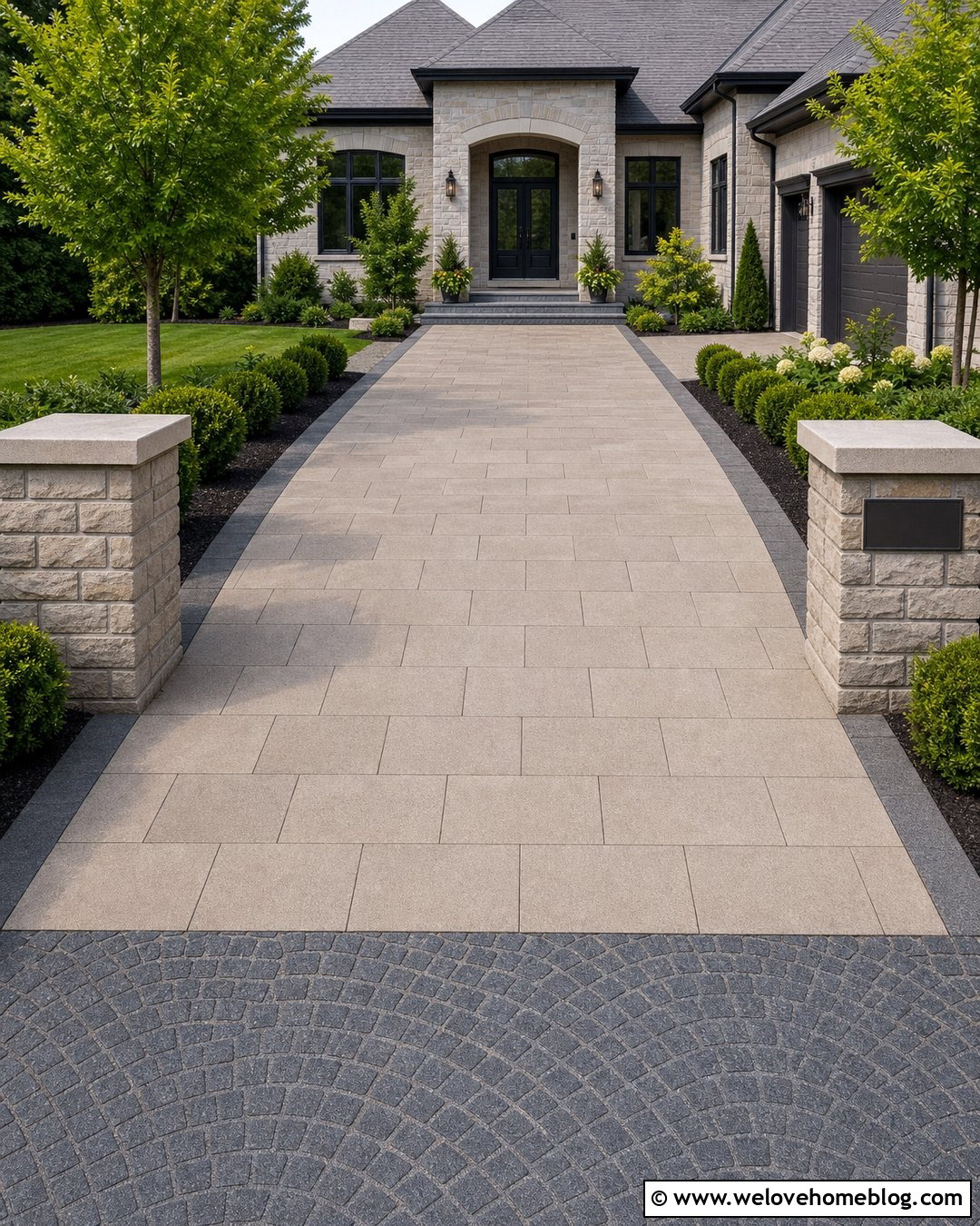 Driveway Tiles With Entrance Apron - 35 driveway tiles ideas