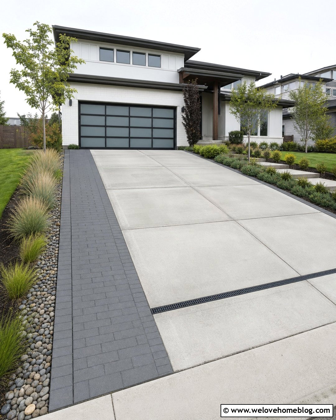 Driveway Widening With A Drainage Channel - 20 Driveway To Widen Ideas