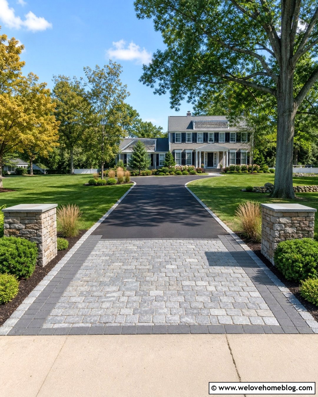 Driveway Widening With A Wider Apron - 30 Widening Driveway Ideas