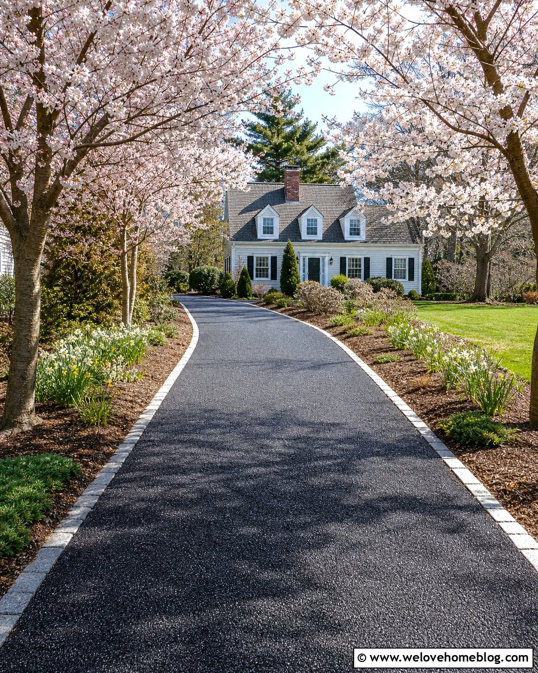 Driveway With Cherry Trees On Both Sides - 25 Driveway With Trees On Both Sides Ideas