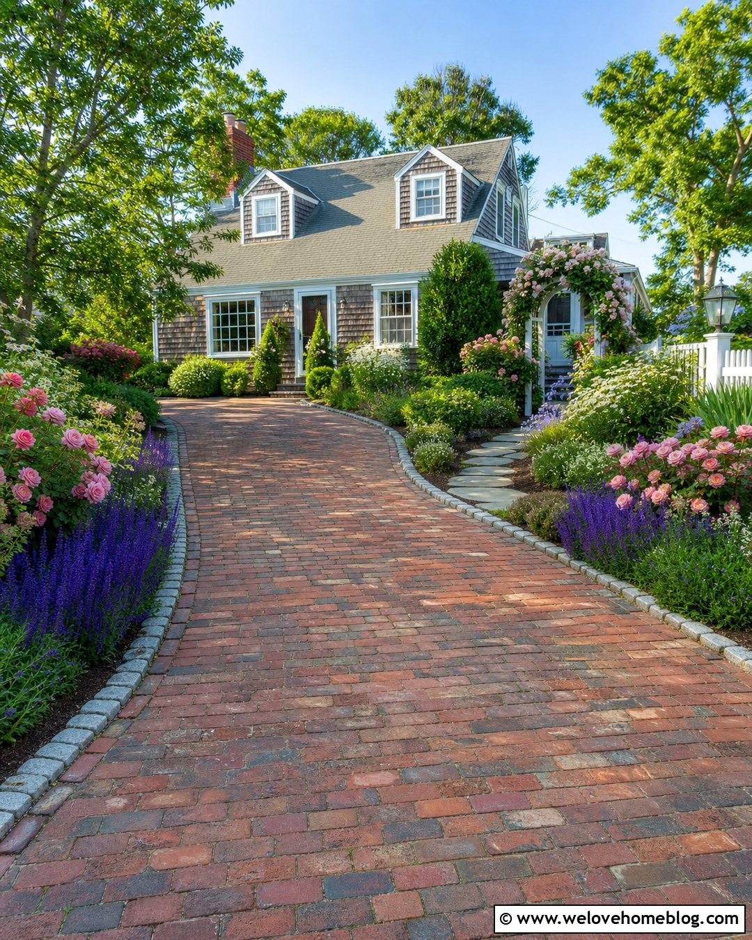 Driveway With Cottage Garden Landscaping - 25 Front Yard Landscaping Driveway Ideas
