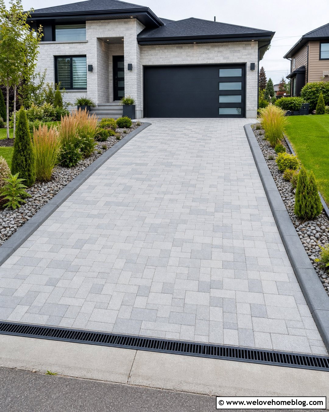 Driveway With Drainage Curb - 20 driveway with curb ideas