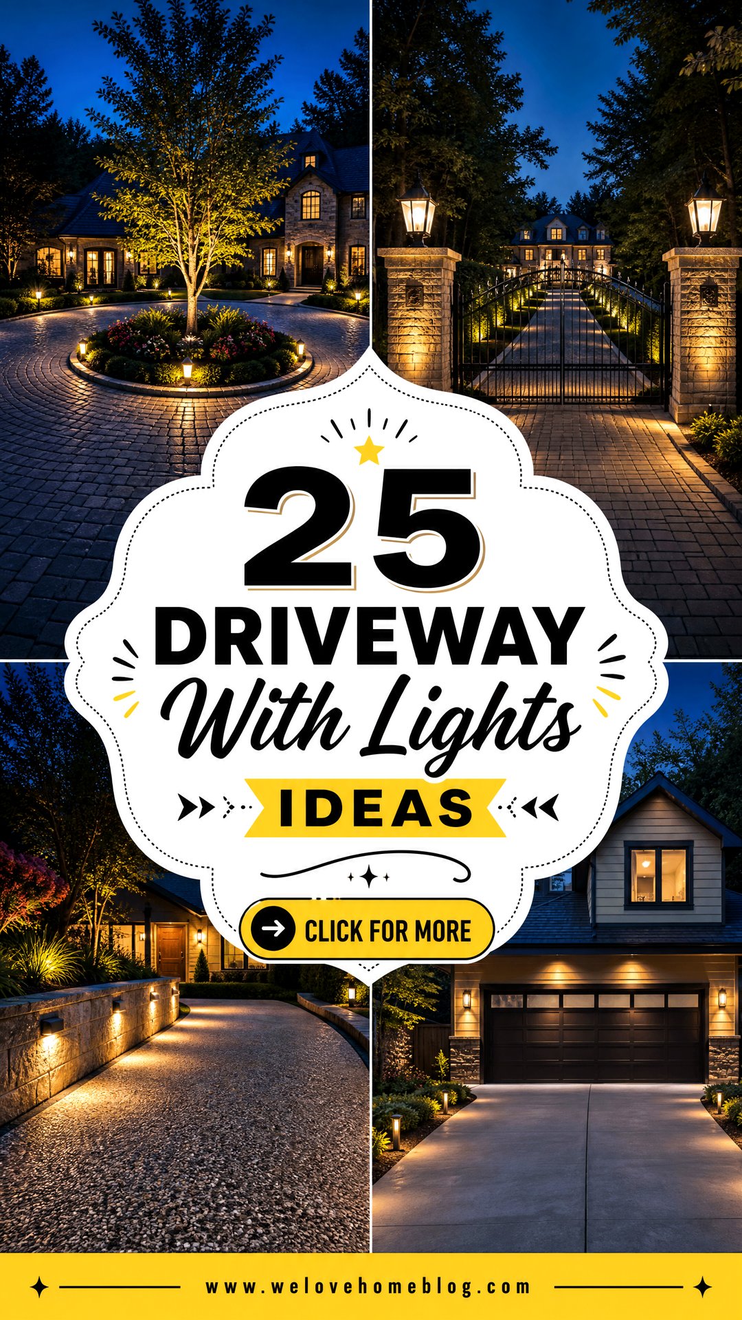 25 Driveway With Lights Ideas for a Stylish Safe Welcome - 25 Driveway With Lights Ideas for a Stylish, Safe Welcome