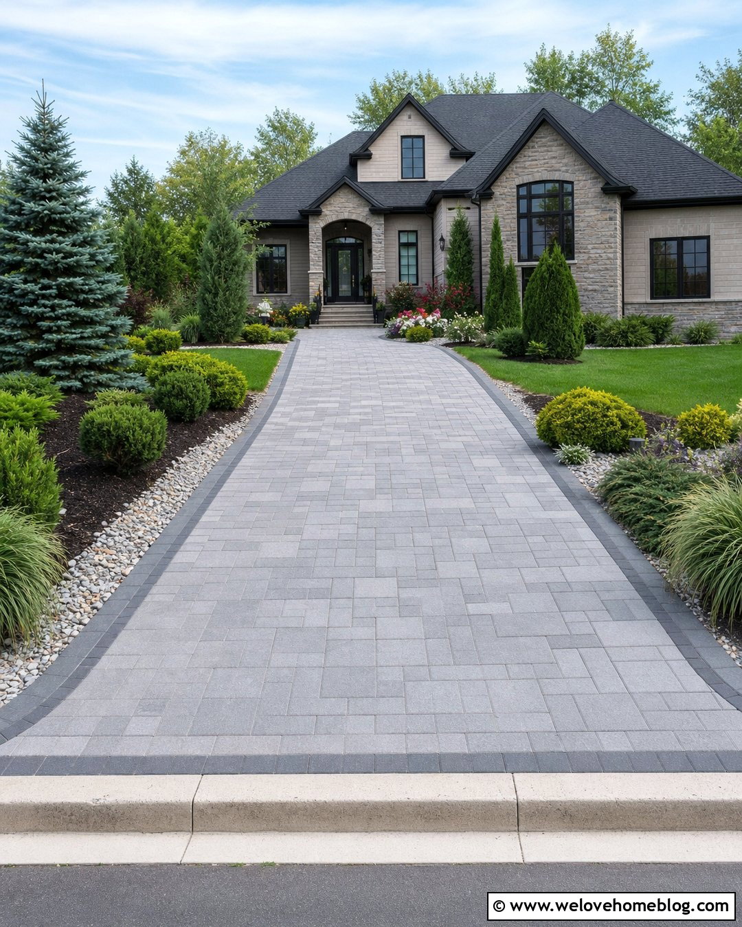 20 Along Driveway Landscaping Ideas for a Beautiful Arrival