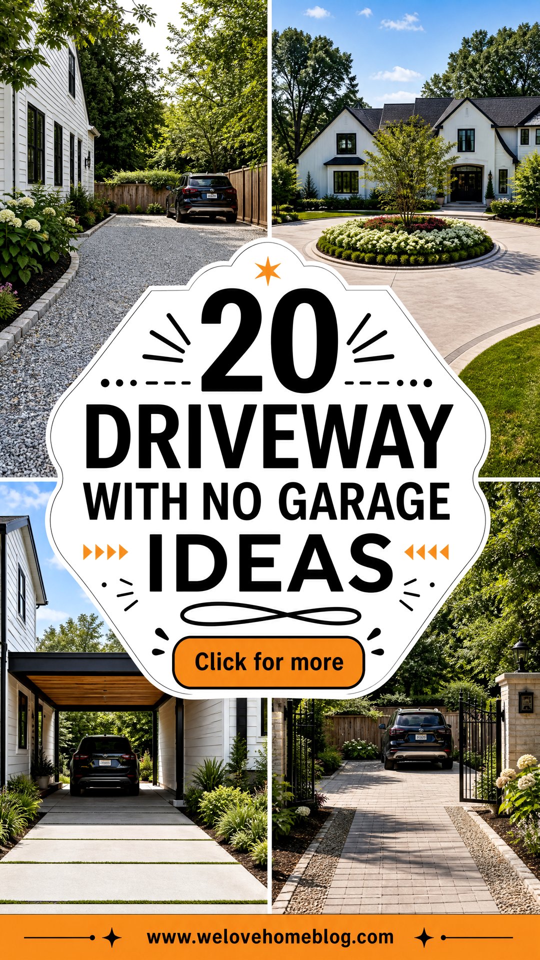 20 Driveway With No Garage Ideas for Smart Curb Appeal - 20 Driveway With No Garage Ideas for Smart Curb Appeal
