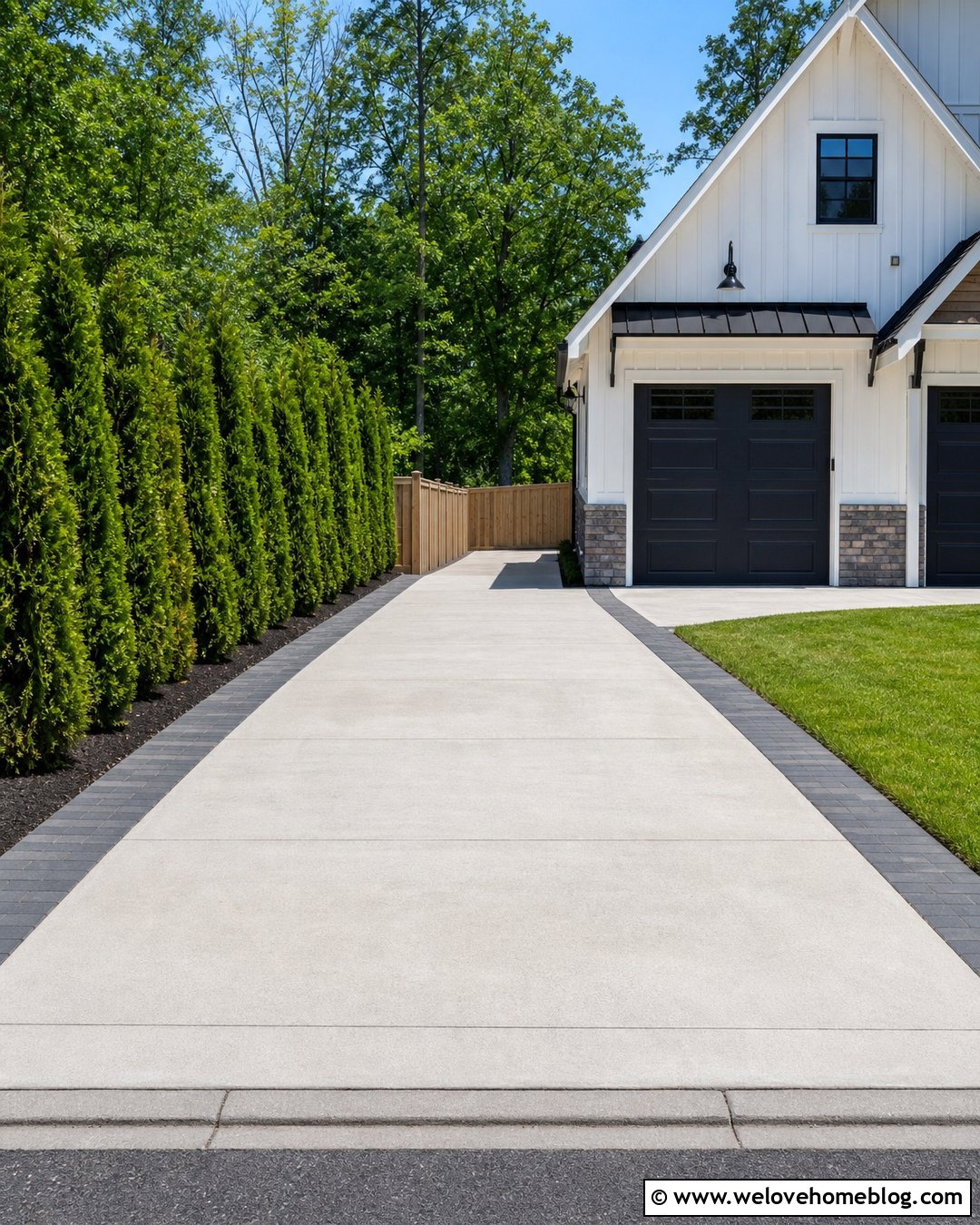 Driveway With RV Parking Strip - 40 widen driveway ideas