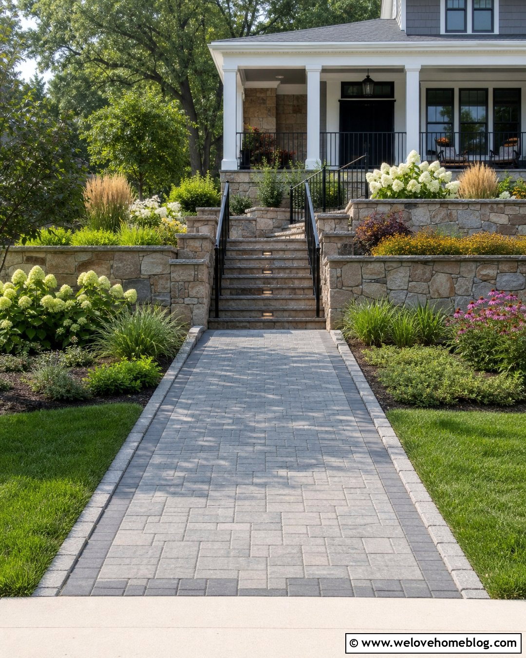 Driveway With Retaining Wall Steps - 25 Driveway With Retaining Wall Ideas