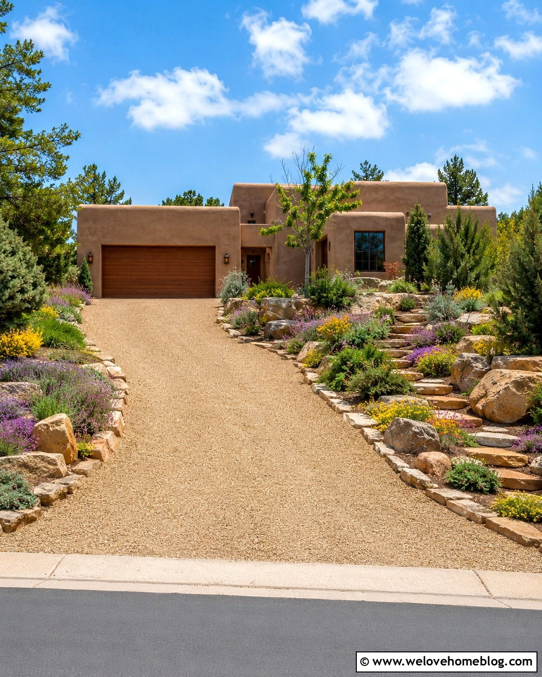 Driveway With Rock Garden Landscaping - 20 driveway small front garden ideas