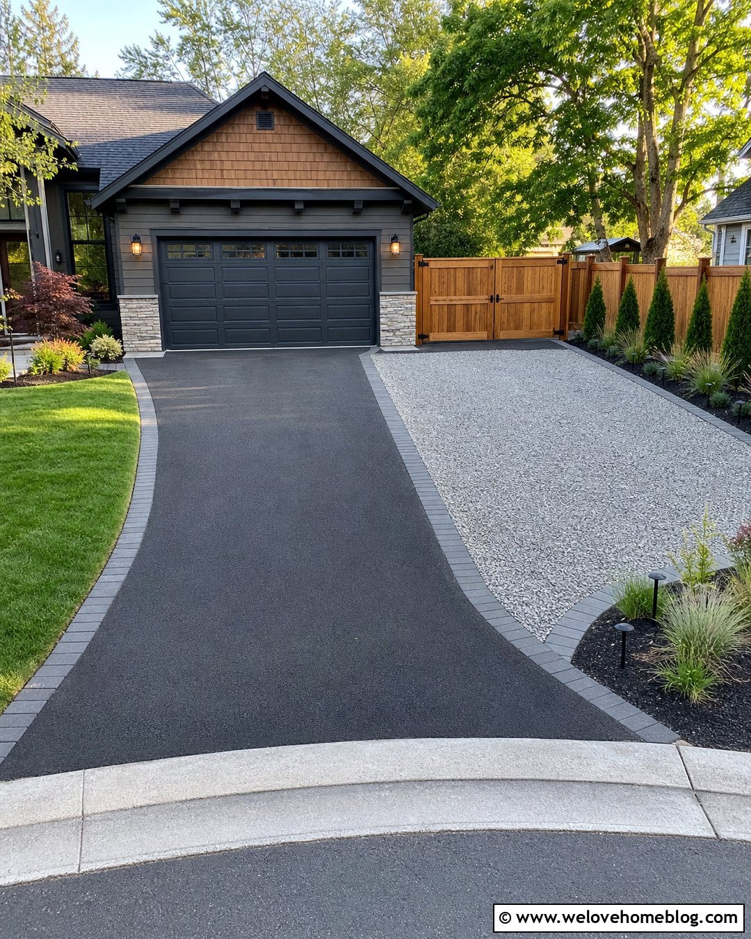 Driveway With Trailer Parking Bay - 40 widen driveway ideas