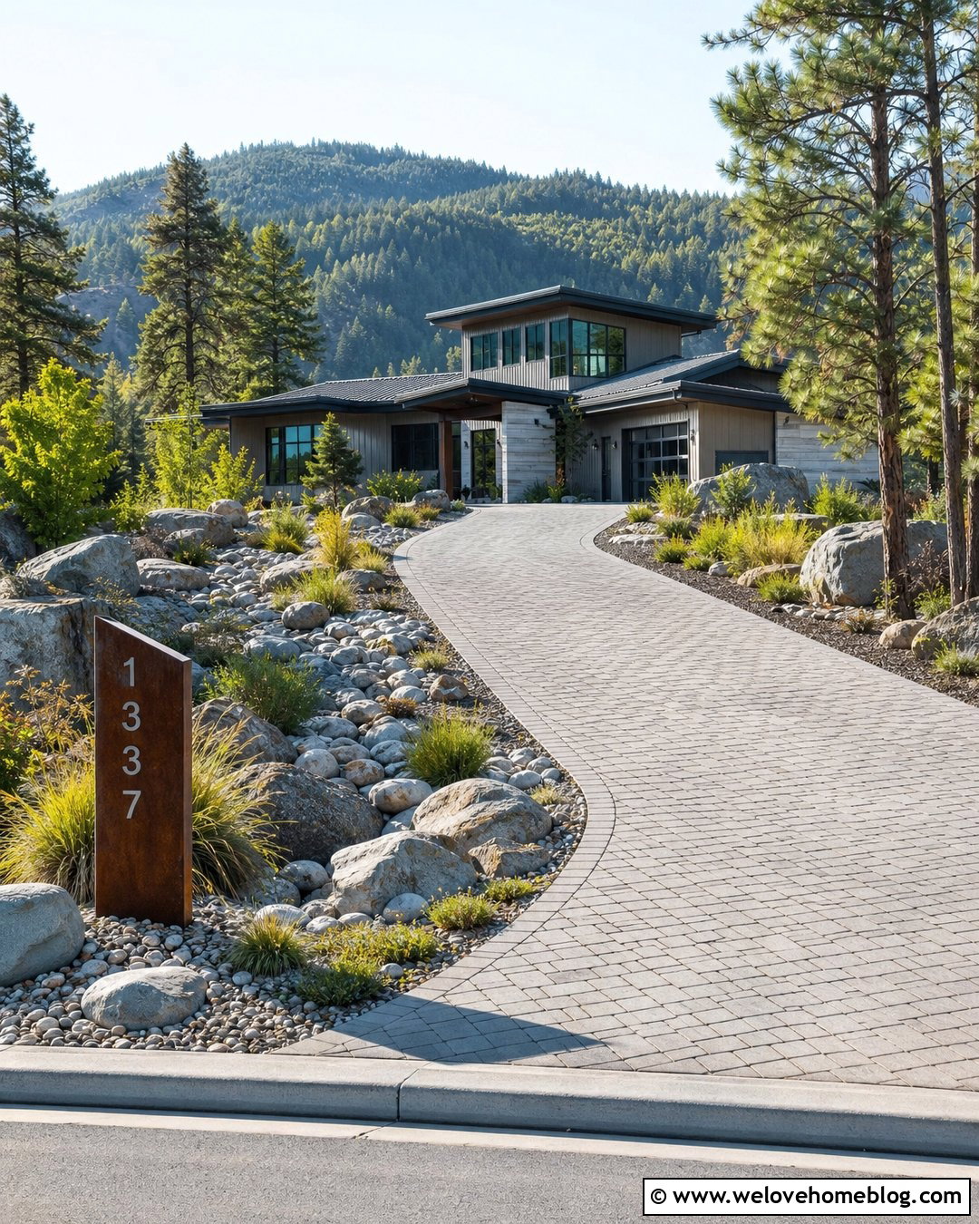 Dry Creek Driveway Address Sign - 45 driveway address sign ideas