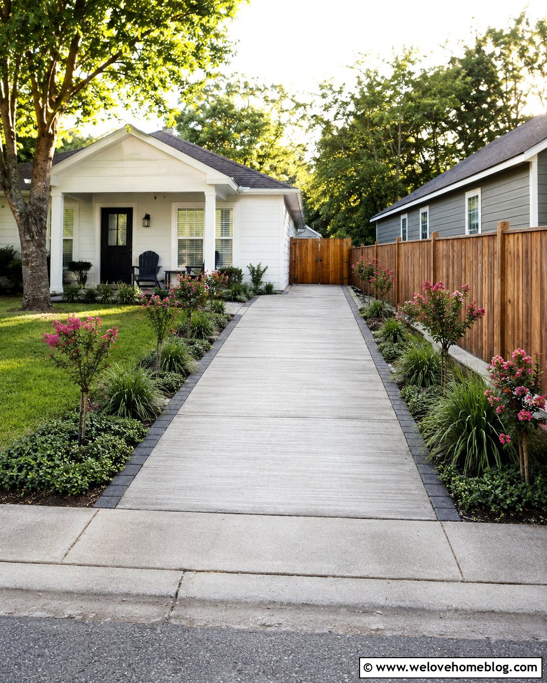 Dwarf Crepe Myrtle Small Driveway - 20 crepe myrtle lined driveway ideas