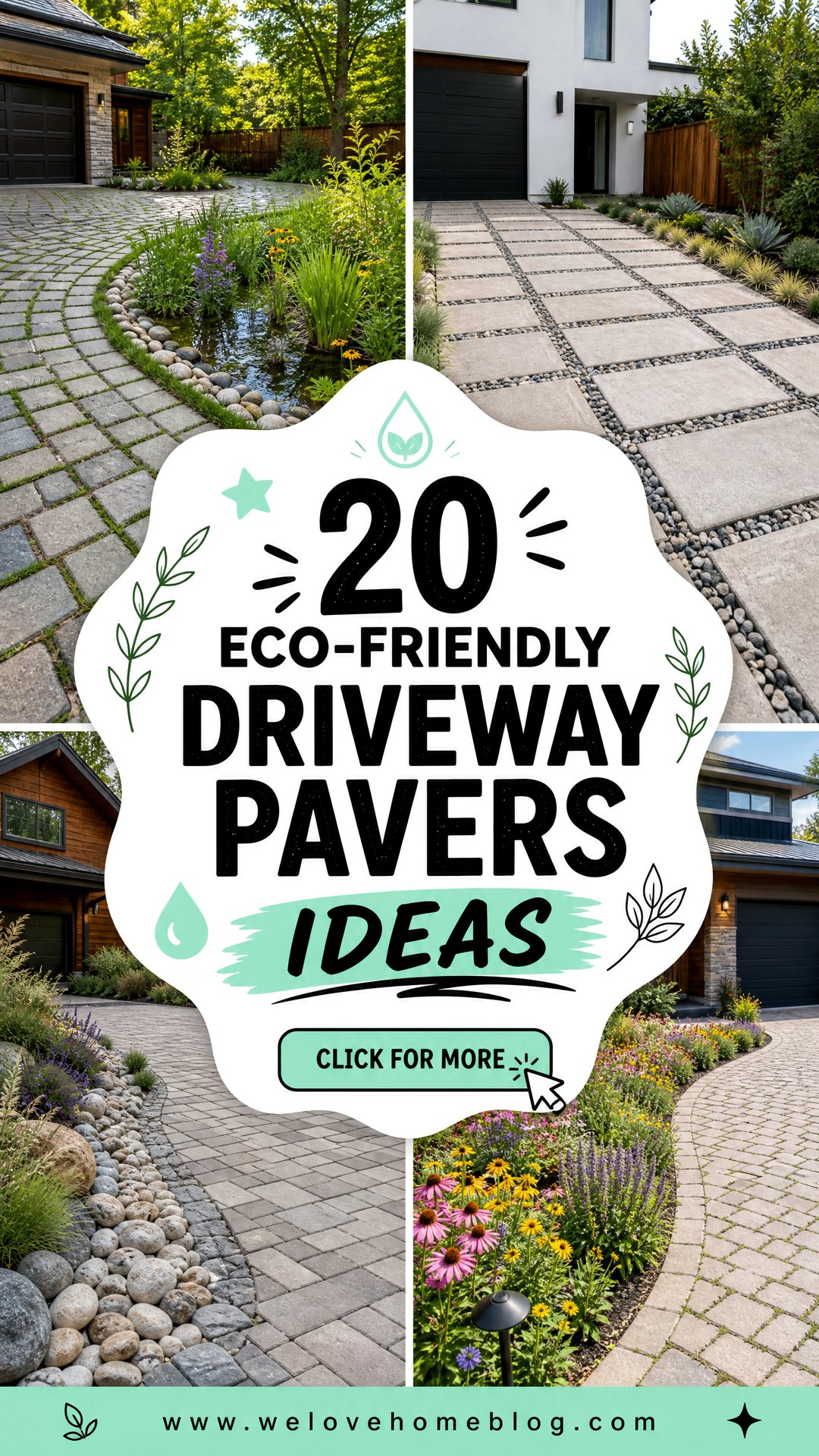 20 Eco-Friendly Driveway Pavers Ideas for a Greener Entry - 20 Eco-Friendly Driveway Pavers Ideas for a Greener Entry