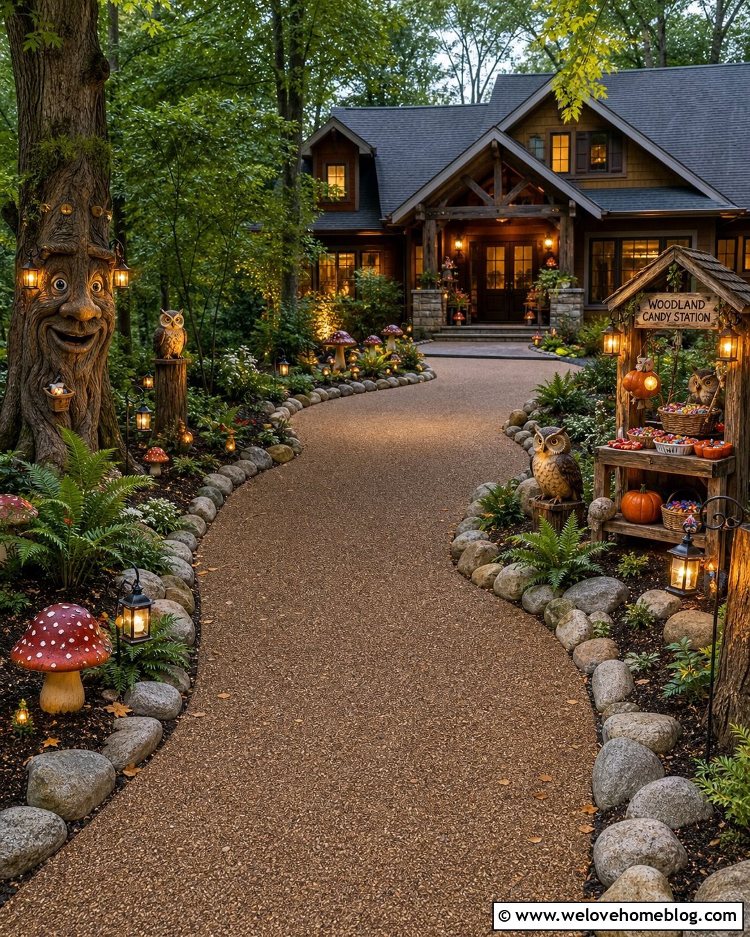 Enchanted Forest Trick Or Treat Driveway - 25 Trick Or Treat Driveway Ideas