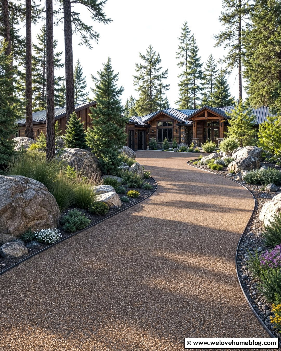 End Of Driveway Boulder Landscaping - 20 end of driveway landscaping curb appeal ideas
