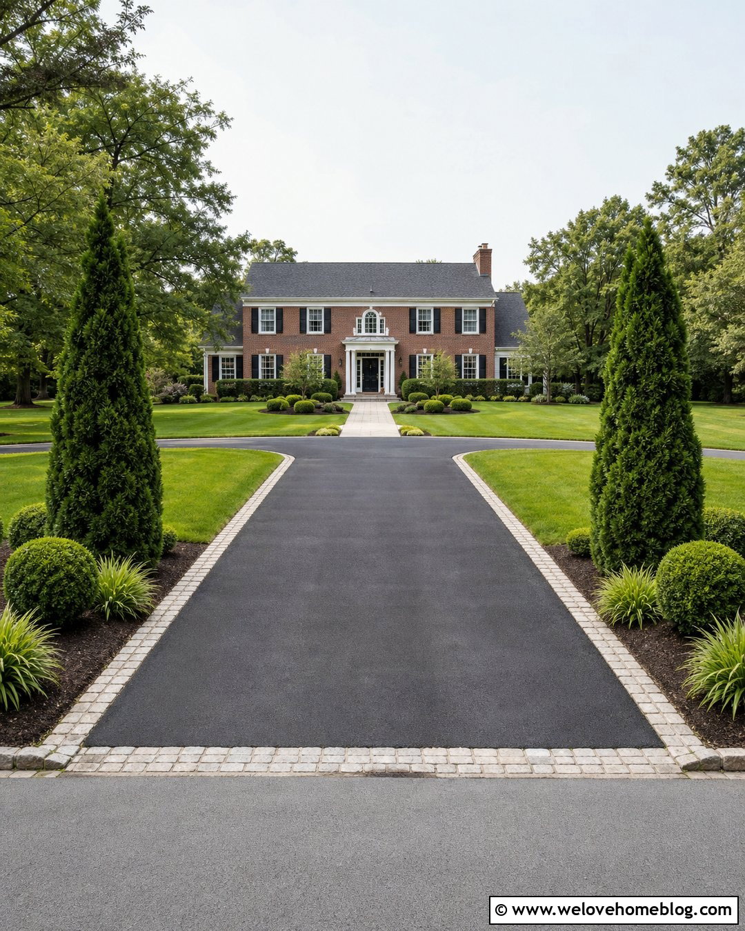 End Of Driveway Evergreen Landscaping - 20 end of driveway landscaping curb appeal ideas