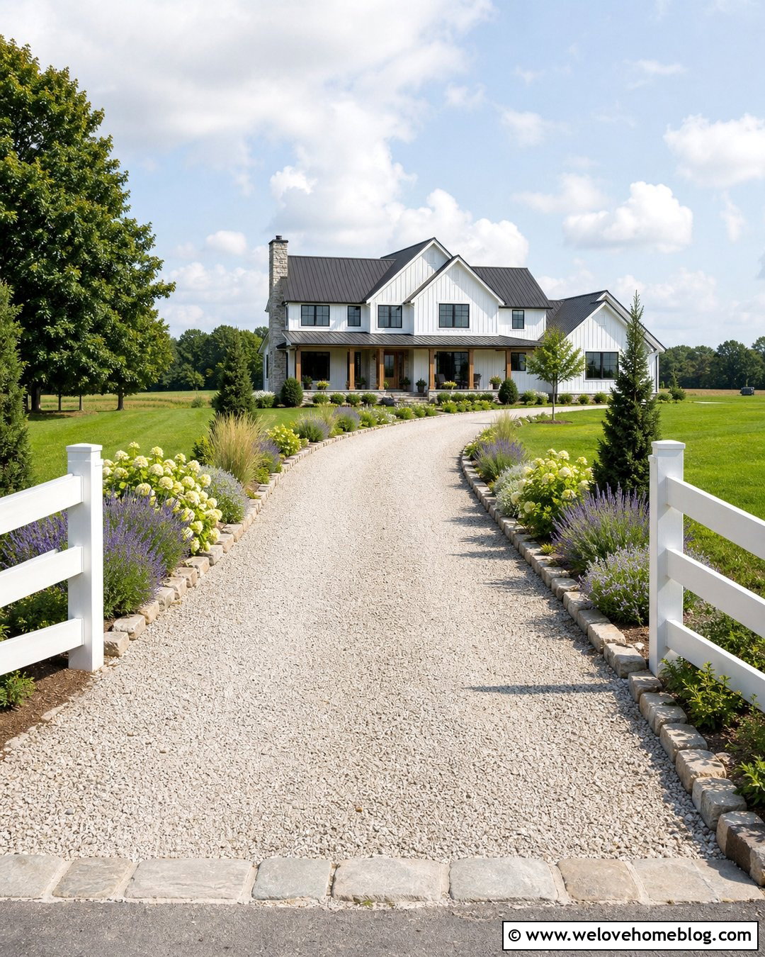 End Of Driveway Farmhouse Landscaping - 20 end of driveway landscaping curb appeal ideas