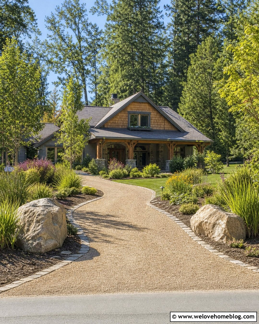 End Of Driveway Landscaping With Boulders - 20 landscape end of driveway ideas