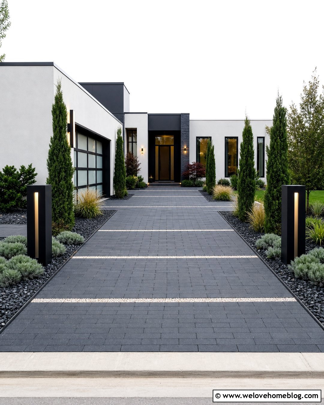 End Of Driveway Modern Landscaping - 20 end of driveway landscaping curb appeal ideas