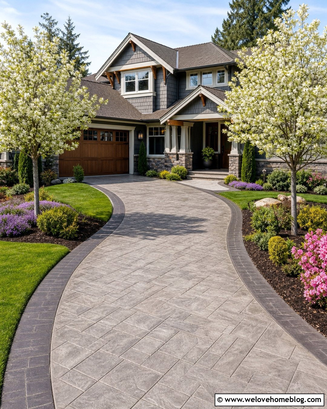 End Of Driveway Small Tree Landscaping - 20 end of driveway landscaping curb appeal ideas