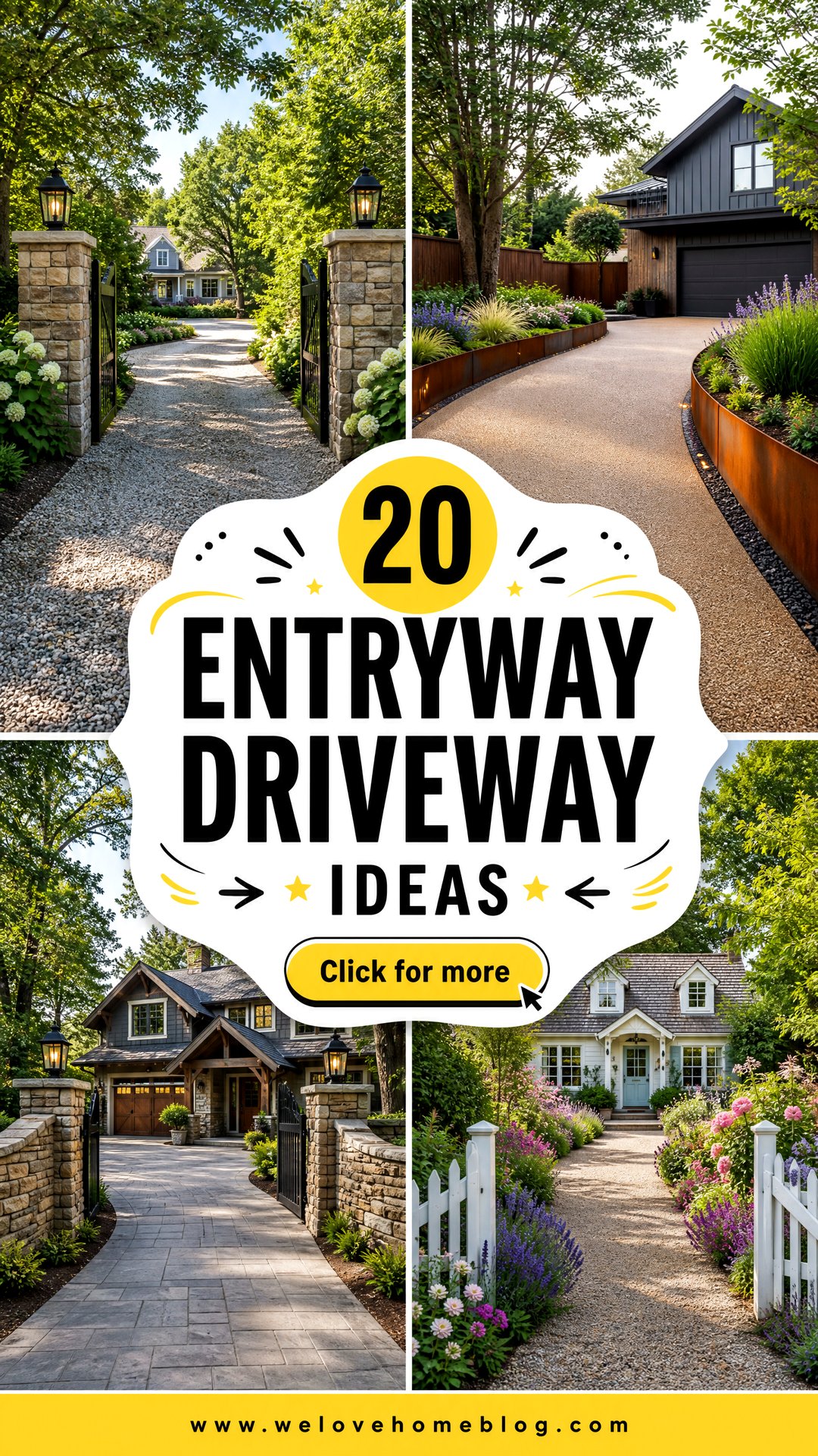 20 Entryway Driveway Ideas for a Welcoming First Impression - 20 Entryway Driveway Ideas for a Welcoming First Impression