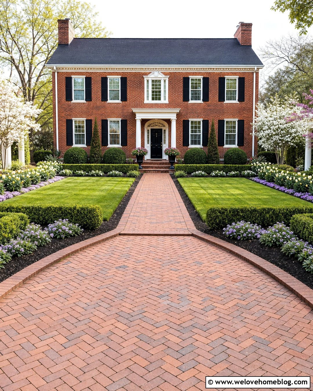 Evergreen Flower Bed Beside Driveway - 20 flower bed beside driveway ideas