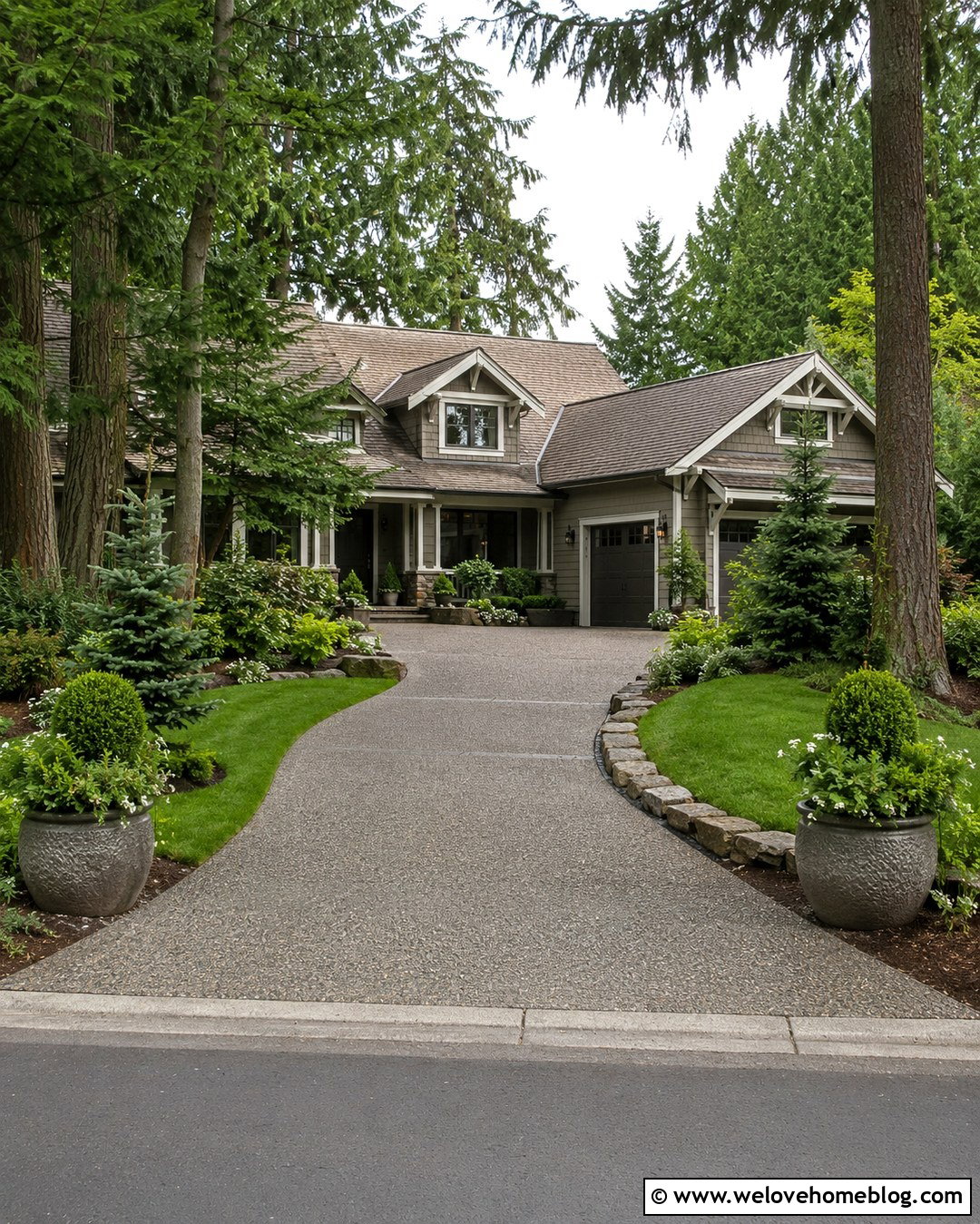 20 Pots Along Driveway Ideas for a Lush, Welcoming Entrance